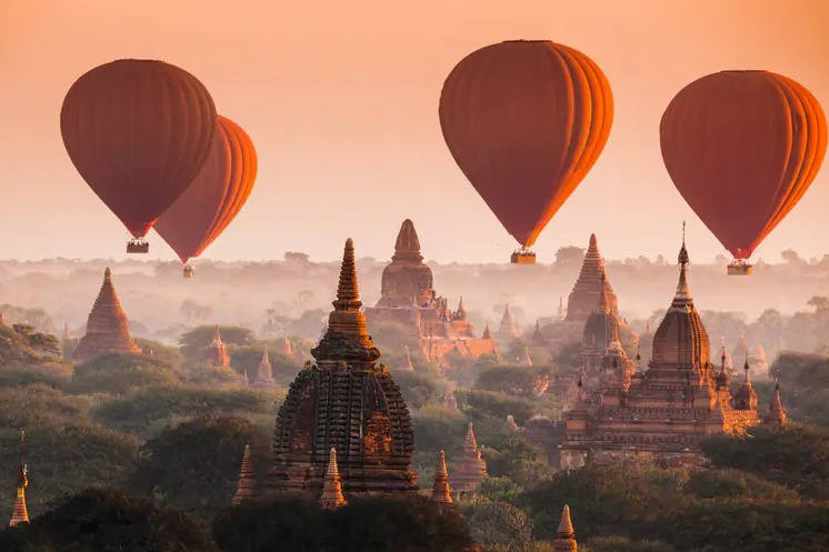 Les temples en Birmanie