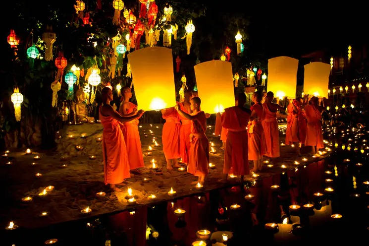 Loy Krathong en Thaïlande