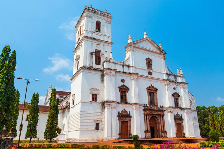 La cathédrale à Goa