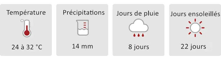 Météo en janvier en Thaïlande