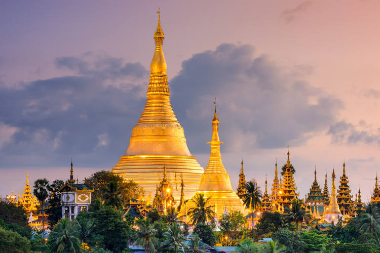 La Pagode Shwedagon à Yangon