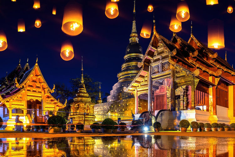 Loy Krathong à Chiang Mai