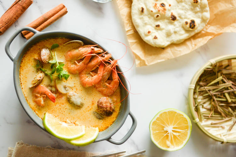 Tom Yum Goong (soupe de crevettes épicée)