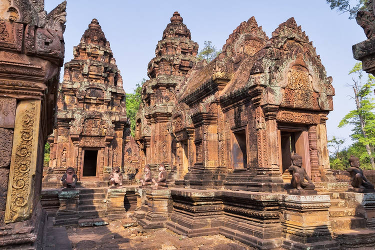Banteay Srei au Cambodge