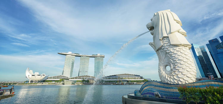 Le Parc Merlion à Singapour