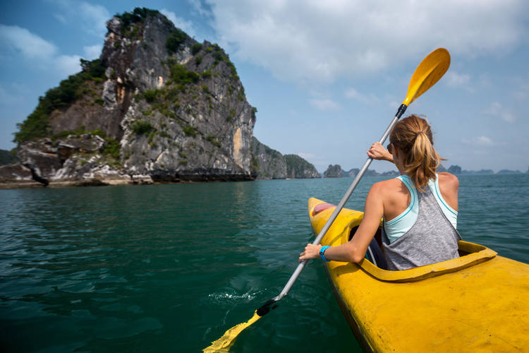 Faire du kayak