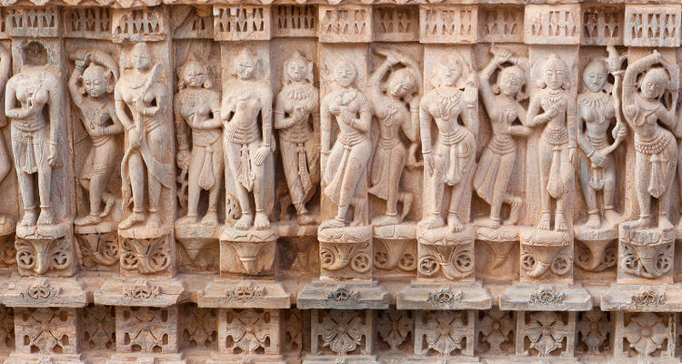 Les sculptures du Temple Jaïn