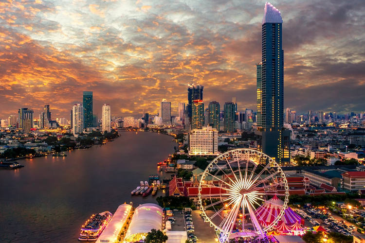Bangkok dans la nuit