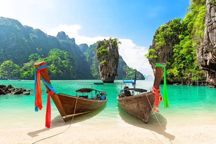 Paysage à la baie de Phang Nga