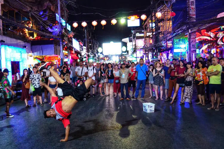 Rue Bangla à Phuket